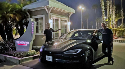 Tesla Model S a traversat SUA în cel mai scurt timp și a bătut recordul lui Porsche Taycan - Photo