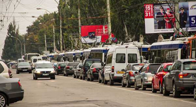 MAI susține că Primăria Chișinău nu întreprinde acțiunile necesare pentru fluidizarea traficului din oraș! - Photo