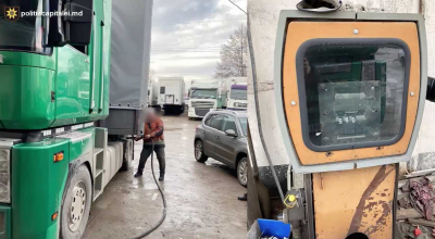 Poliția a reținut doi bărbați care comercializau ilegal motorina la preț de 17 lei! - Photo