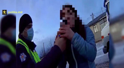 (VIDEO) Ofițerii INSP au prins o minoră beată criță care conducea o mașină pe o stradă din Hîncești! - Photo