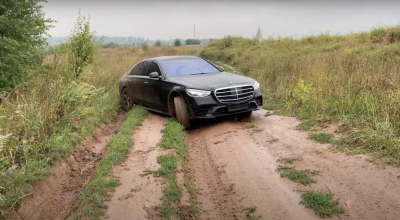 (VIDEO) Vezi cum rezistă un S-Class W223 chinuit de vloggerii ruși prin off-road - Photo
