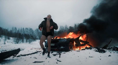 (VIDEO) Vloggerul rus care și-a ars Mercedes-ul, a aruncat în aer un BMW M5! - Photo