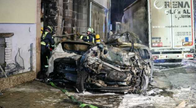 Un TIR condus de un șofer beat a făcut praf 31 de vehicule în orașul Fürth, Germania - Photo