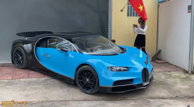 (VIDEO) Visul din noroi! Vezi cum un vietnamez a construit un Bugatti Chiron din lut - Photo