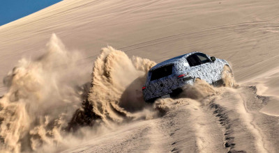 Mercedes-Benz a publicat o serie de imagini cu unul dintre prototipurile noului model electric EQS SUV - Photo