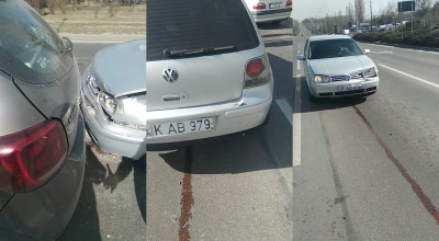 (VIDEO) S-a izbit într-o mașină și a fugit când a auzit că vine poliția! Martorii spun că bărbatul era beat - Photo