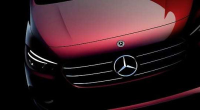 Mercedes a publicat primul teaser cu noul model T-Class - Photo