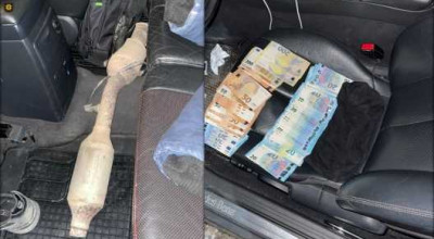 Poliția a arestat trei tineri care au furat catalizatoare auto în valoare de 250.000 de lei! - Photo