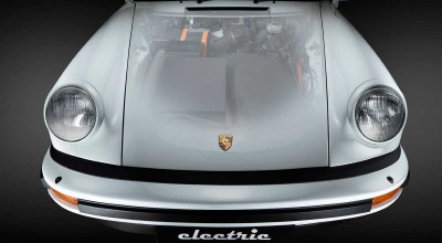 (FOTO) O companie din Bulgaria a transformat un Porsche 911 în mașină electrică - Photo