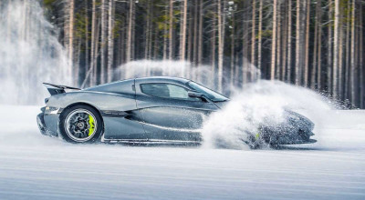 1.914 CP și 550 km autonomie! Noul Rimac Nevera a fost testat în condiții de iarnă - Photo