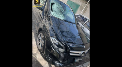 Poliția a reținut șoferul unui Mercedes care a lovit mortal un pieton și a fugit de la fața locului - Photo
