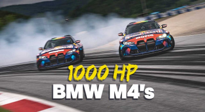 (VIDEO) Red Bull Drift Brothers s-au dat în spectacol la volanul lui BMW M4 Competition prin Alpii elvețieni - Photo