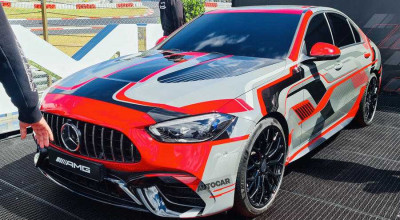 Noua generație Mercedes-AMG C63 refuză la legendarul V8, în favoarea unui propulsor hibrid! - Photo