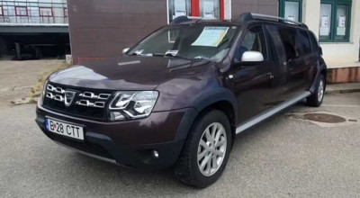 Studenții români au transformat o Dacia Duster într-o limuzină cu un interior destinat oamenilor de afaceri! - Photo