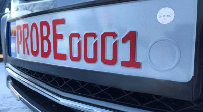 Vehiculele înmatriculate provizoriu pentru probe ar putea fi obligate să achite taxa pentru folosirea drumurilor - Photo