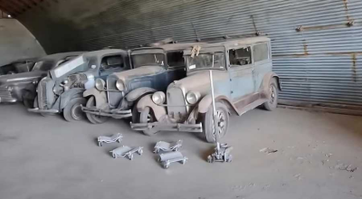 A fost găsită o colecție impresionantă de automobile, care 60 de ani a prins praf în 13 hangare - Photo