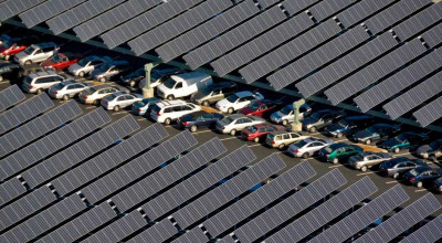 O nouă lege în Franța! Parcările auto vor fi acoperite cu panouri solare - Photo