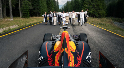 Moment istoric pe Transalpina! Un monopost Red Bull a trecut cea mai înaltă șosea asfaltată din România Moment istoric pe Transalpina! Un monopost Red Bull a trecut cea mai înaltă șosea asfaltată din România - Photo