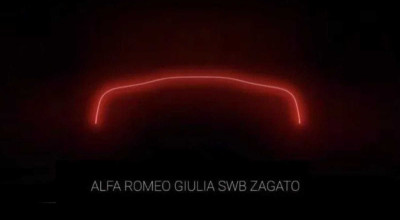 Italienii publică primul teaser cu noul Alfa Romeo Giulia SWB Zagato, care ar fi dotat cu un motor V6 - Photo