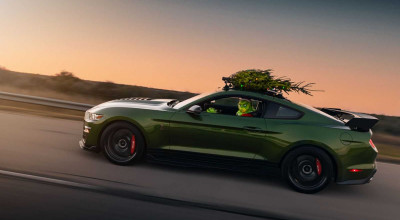 Un nou record pentru proba Christmas Tree Run! Ford Mustang Shelby GT500 a atins 309 km/h - Photo