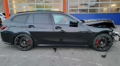 (FOTO) Un BMW M3 Touring a fost avariat la scurt timp după procurare! - Photo