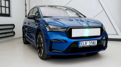 Skoda lucrează la o grilă inteligentă care anunță pietonii când pot să traverseze în siguranță - Photo