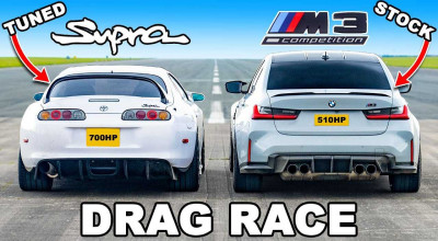 (VIDEO) BMW M3 Competition și Toyota Supra aliniate la start! - Photo