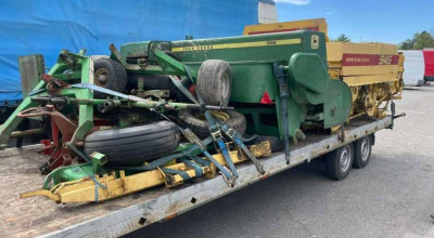 Un moldovean a încercat să introducă ilegal în țară o unitate agricolă și s-a ales cu verificări intense la vamă - Photo