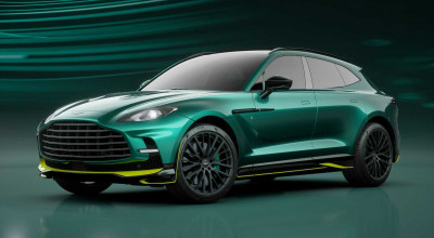SUV-ul de la Aston Martin are o un nou pachet, care marchează succesul mărcii în Formula 1 - Photo