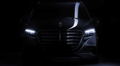 Mercedes publică prima imagine cu faceliftul lui V-Class. Este ultimul monovolum cu motorizare termică - Photo