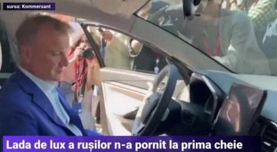 Rușii iar o dau în bară? În timpul prezentării, noua Lada nu a pornit de la prima cheie - Photo