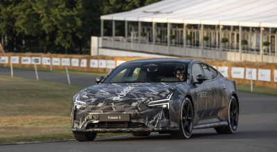 Debut dinamic la Goodwood! Polestar 5 și-a făcut apariția în camuflaj - Photo