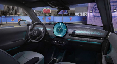 Mini dezvăluie interiorul noii generații Cooper. În continuare, se pune accent pe displayul rotund - Photo
