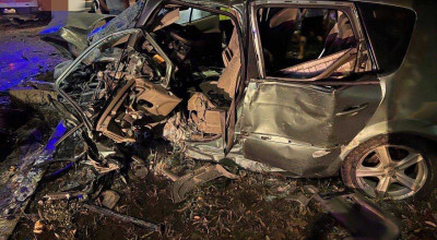 Accident groaznic la Comrat. 6 persoane au avut nevoie de îngrijiri medicale - Photo