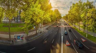 Imagini de invidiat! Str. Calea Ieșilor din sectorul Buiucani a fost reabilitată - Photo