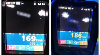 2 șoferi au fost sancționați cu suspendarea permisului de conducere pentru depășirea limitei de viteză - Photo