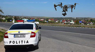 Atenție șoferi! Mâine, Poliția va ridica din nou dronele în aer pentru monitorizarea traficului - Photo