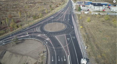 ASD a construit un sens giratoriu pe drumul de Centură al mun. Chișinău pentru a crește siguranța în trafic - Photo