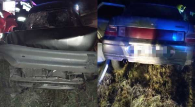 (FOTO) Căușeni: un bărbat nu s-a isprăvit cu automobilul și s-a tamponat într-un parapet - Photo