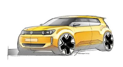 Volkswagen publică primele schițe cu vehiculul electric, care va costa doar 20.000 euro Volkswagen publică primele schițe cu vehiculul electric, care va costa doar 20.000 euro - Photo