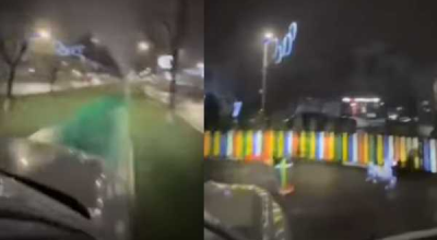 De la șofer, la pieton în doar câteva clipe. Un tânăr de 20 de ani a mers, cu mașina, pe aleea de pe bd. Mircea cel Bătrân și s-a lăudat pe rețele - Photo