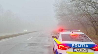 În mai multe zone ale țării, circulația se desfășoară în condiții dificile. Poliția monitorizează situația din trafic - Photo