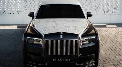 Rolls-Royce Phantom Arabesque. În premieră, a fost dedicat un model culturii arabe cu capotă gravată cu laser - Photo