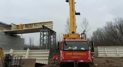 (FOTO) Avansează construcția podului peste Prut. Când vor fi finalizate lucrările - Photo