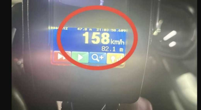 2 șoferi de Mercedes prinși cu peste 150 km/h pe centura Chișinău. Ambii riscă amendă și suspendarea permisului - Photo