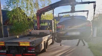 O Skoda a fost evacuată la parcarea specială, după ce un minor a luat automobilul fără permisiune - Photo