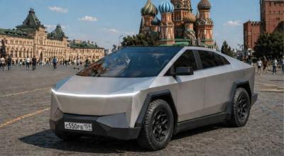 Rușii copiază Tesla? Au prezentat un model electric, leit Cybertruck - Photo