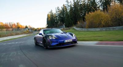 Porsche rescrie istoria pe Nurburgring. Taycan Turbo GT a devenit cea mai rapidă berlină electrică din segmentul său - Photo