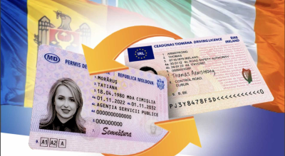 Permisul moldovenesc, recunoscut în Irlanda. Șoferii nu vor mai susține examene auto pentru preschimbare - Photo