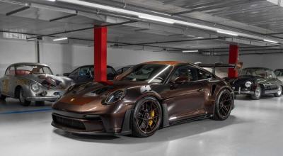 Un Porsche 911 GT3 RS care uimește. A fost prezentat un exemplar cu nuanță inspirată de macadamia și detalii create la comandă - Photo